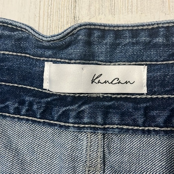 KanCan High Waist Denim Shorts - Blue - Picture 7 of 12